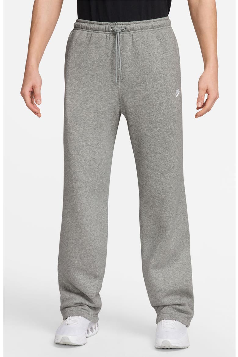 Club Fleece Bungee Pants, Main, color, DARK GREY HEATHER/ LIGHT GREY