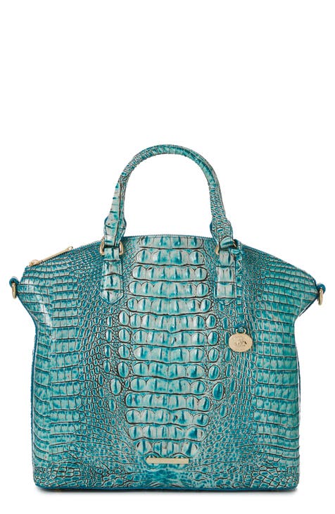 Brahmin handbag/tote top Teal