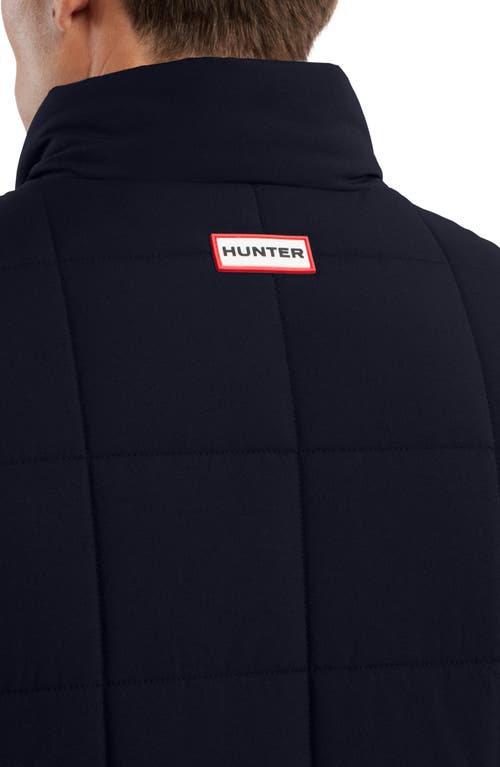 Hunter Stan Reversible Water Repellent Quilted Puffer Vest In Green