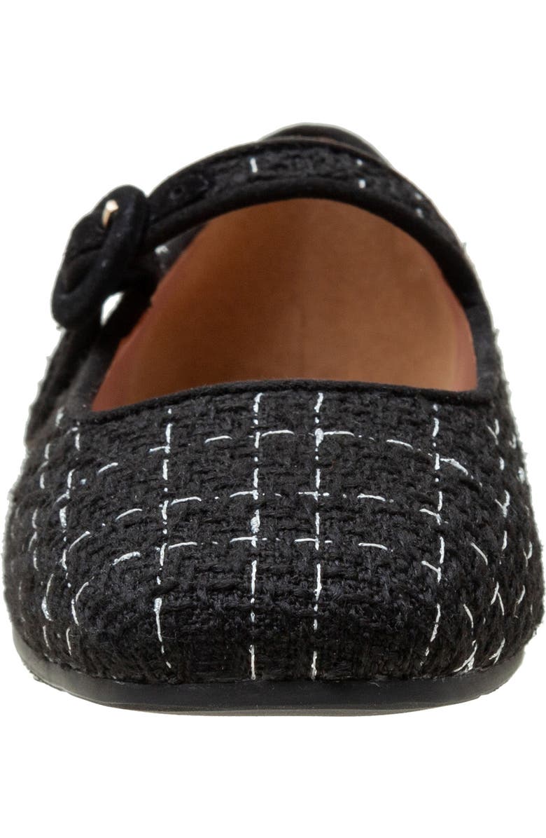 Linea Paolo Marley Mary Jane Flat, Alternate, color, Black-White Plaid