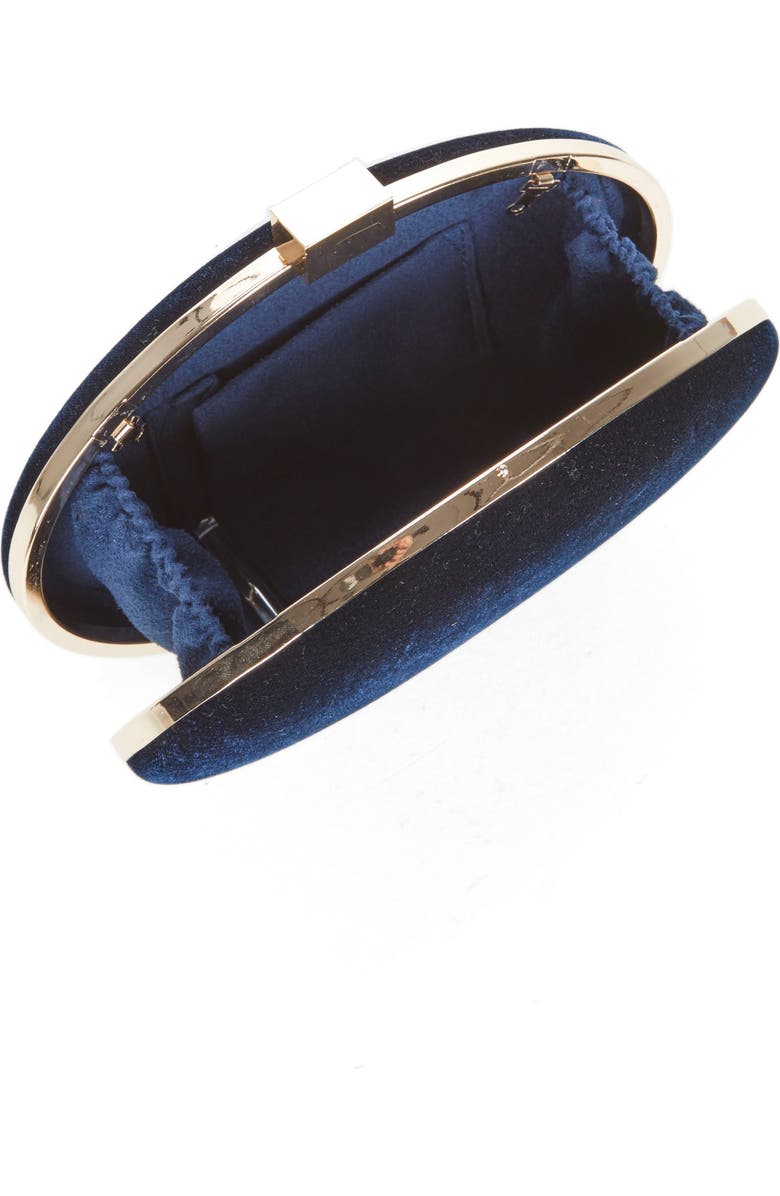 Sole Society Jemima Velvet Minaudière, Alternate, color,