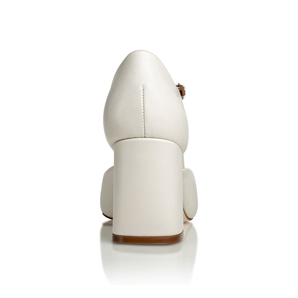 Sally Leather Mary Jane Pump, Alternate, color, Off White