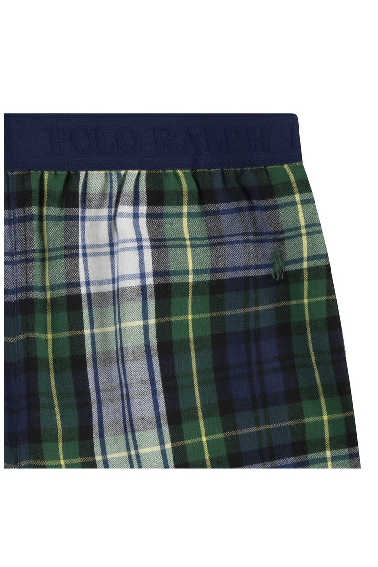 Kids' Plaid Woven Pajama Pants, Alternate, color, WHITE GORDON PLAID