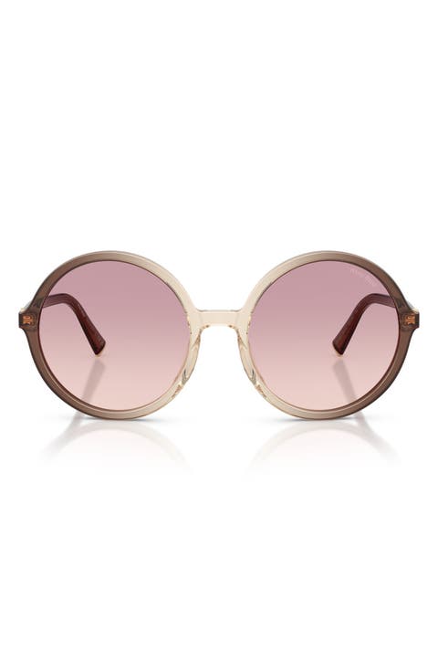 59mm Round Sunglasses