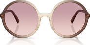 Miu Miu 59mm Round Sunglasses