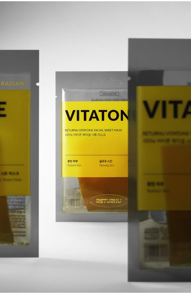 Returnu Vitatone Facial Sheet Mask, Alternate, color, NO COLOR
