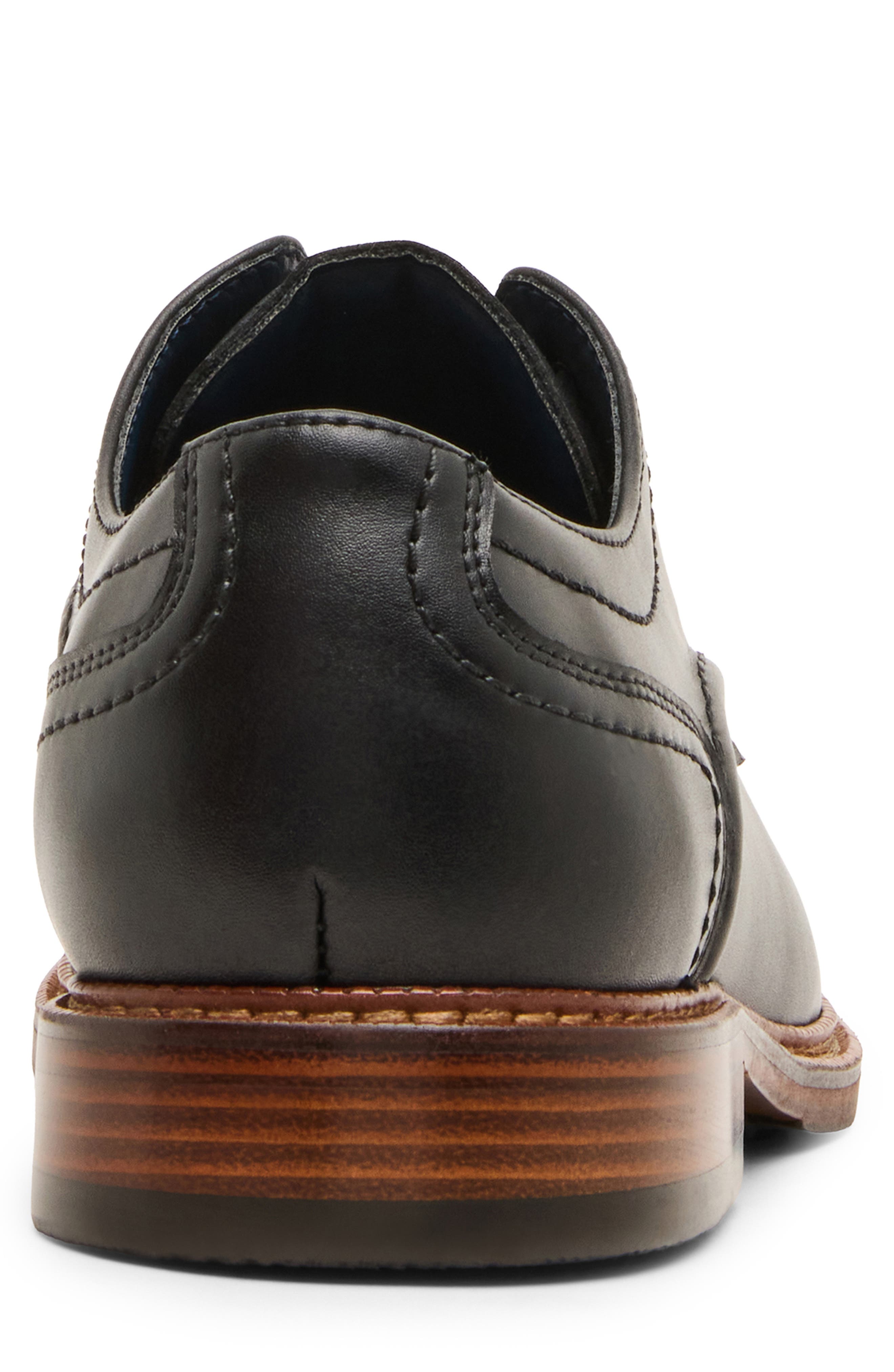 Everet Apron Toe Derby, Alternate, color, BLACK