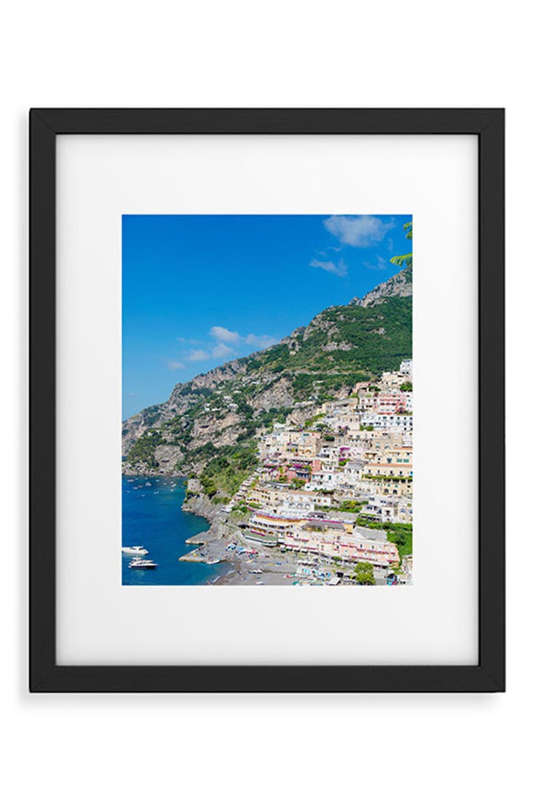 Amalfi Framed Art Print, Main, color, BLUE