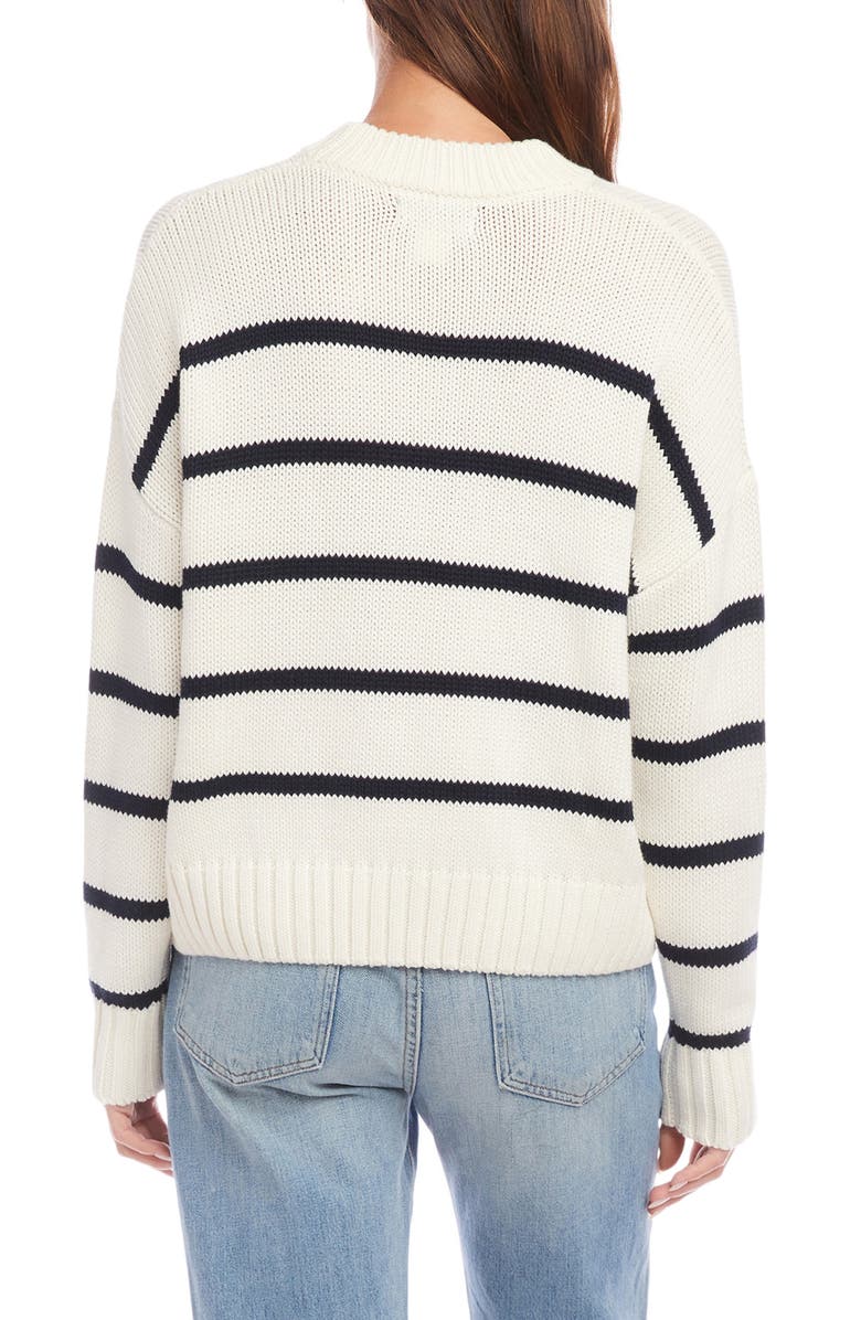 FIFTEEN TWENTY Stripe Crewneck Sweater, Alternate, color, 