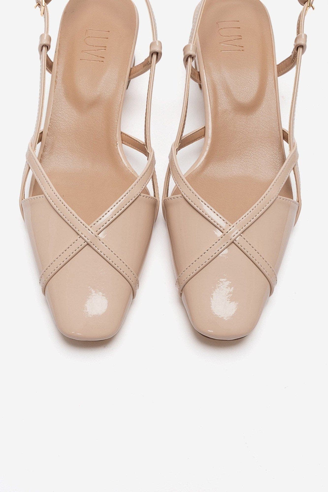 Olena Block Heel Slingback Pump, Alternate, color, Beige