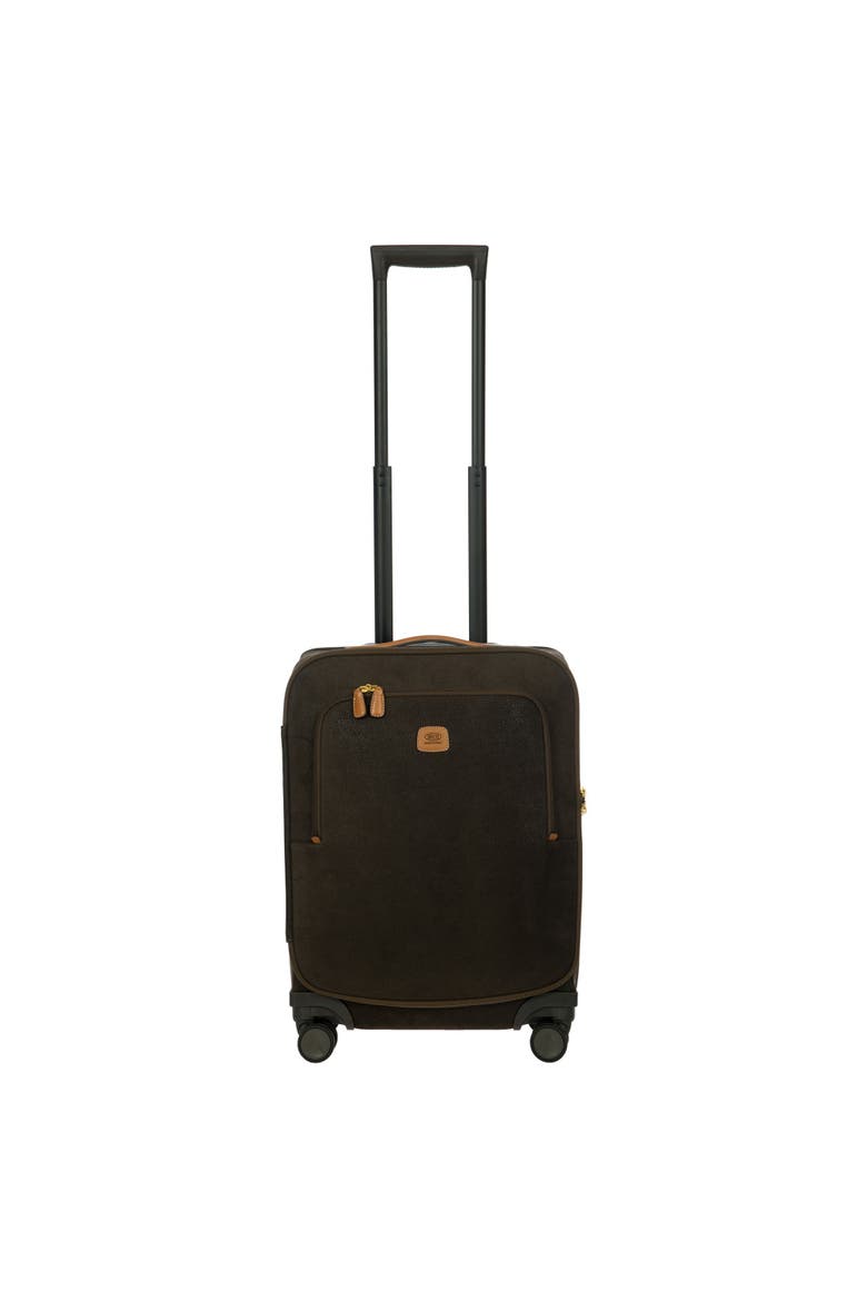 Life Softside 21" Carry On Compound Spinner Luggage, Main, color, Olive