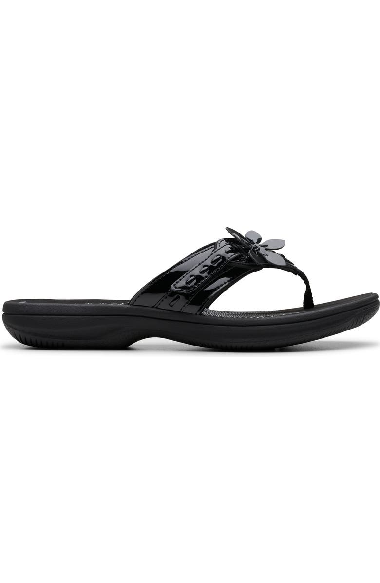 Clarks<sup>®</sup> Breeze Opal Sandal, Alternate, color, Black Patent