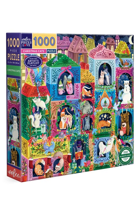 Christmas Cats 1,000-Piece Puzzle