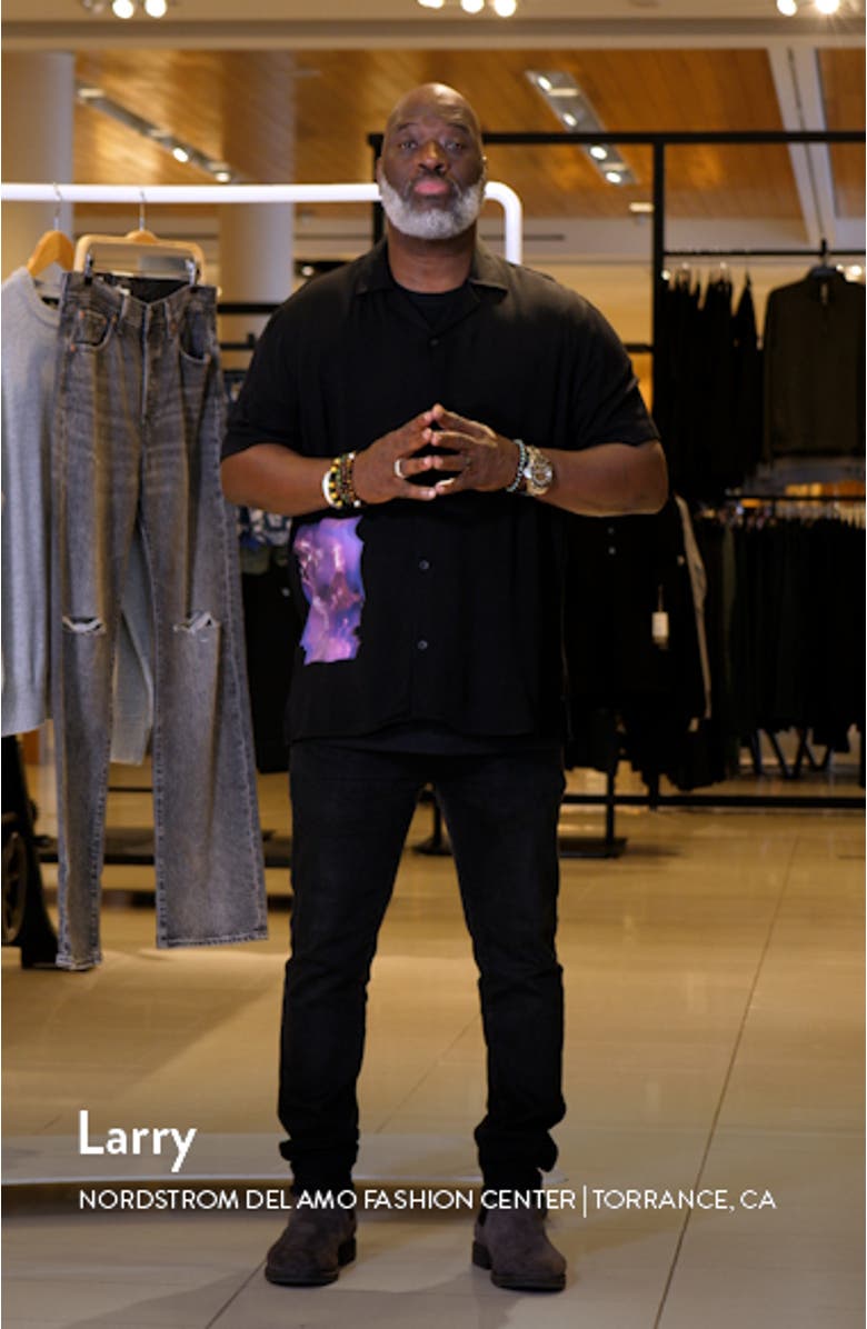 Floral Print Relaxed Fit Camp Shirt, sales video thumbnail