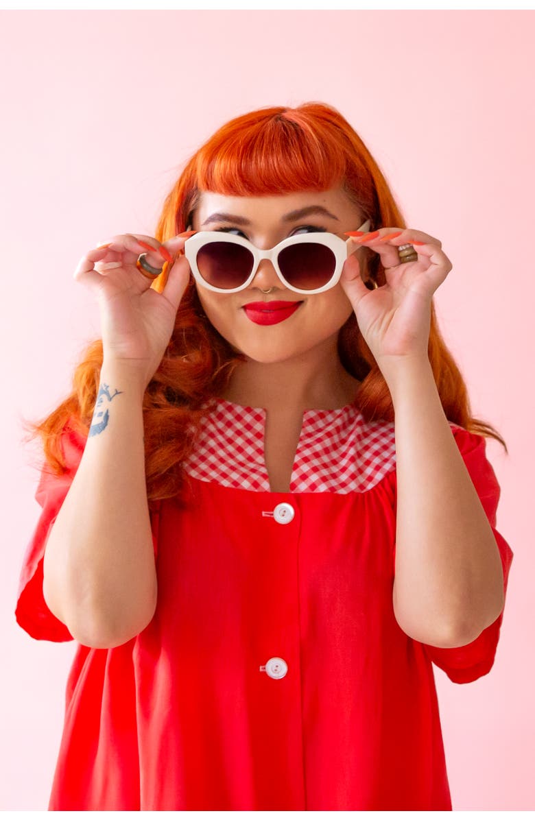 Sunshine Studios Donna Sunglasses, Alternate, color, Pina Colada