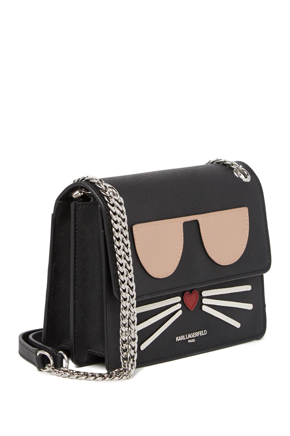 KARL LAGERFELD PARIS Maybelle Flap Shoulder Bag, Alternate, color, 