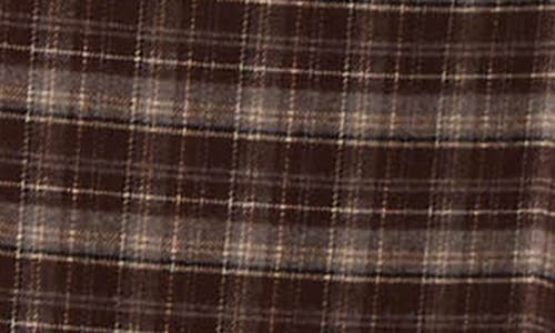 Hunter Plaid Pleated Horsebit Miniskirt In Brown