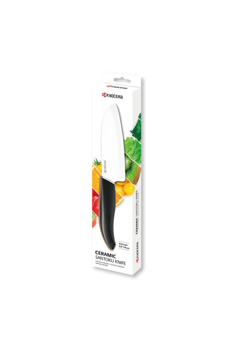 Revolution Ceramic 5-1/2 Inch Santoku Knife, Alternate, color, Black