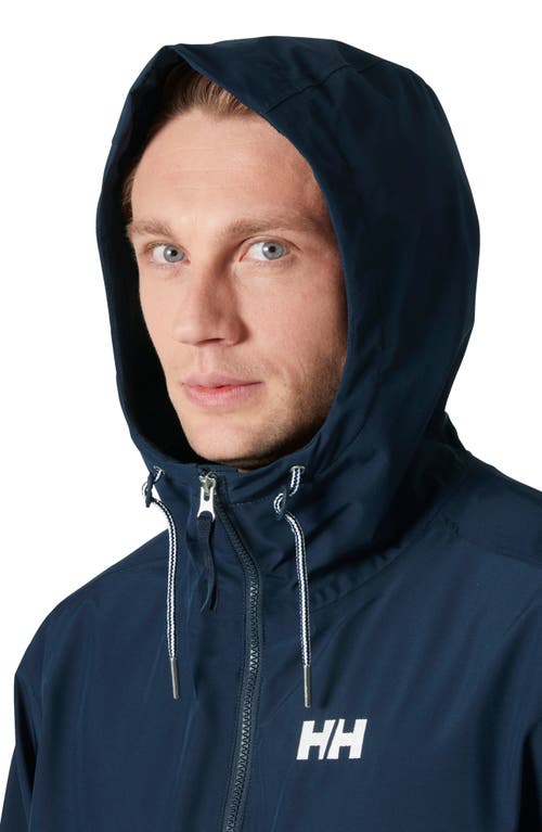 Helly Hansen Sandoy Rain Jacket In Navy
