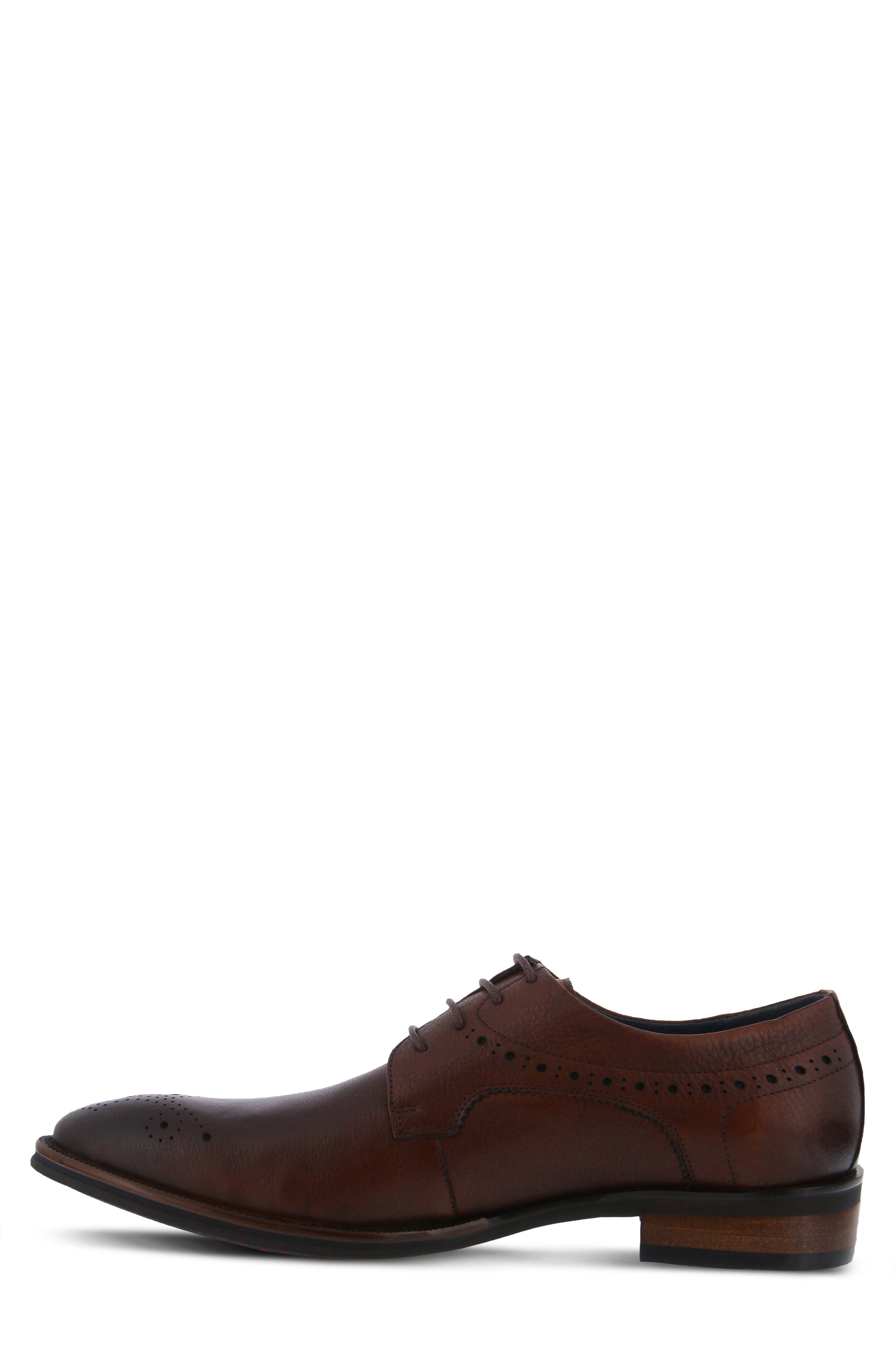 Spring Step Charlie Leather Derby, Alternate, color, Brown