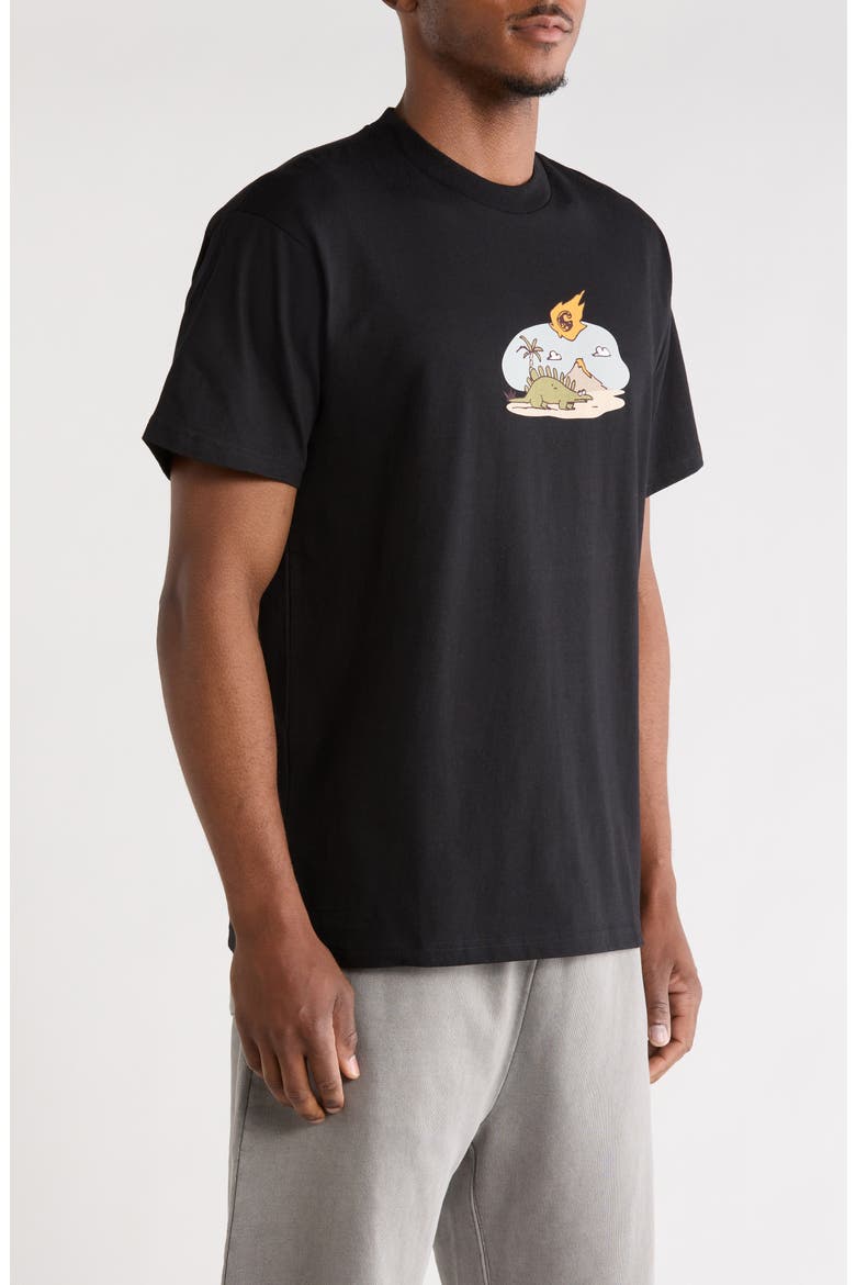 Impact Organic Cotton Graphic T-Shirt, Main, color, BLACK