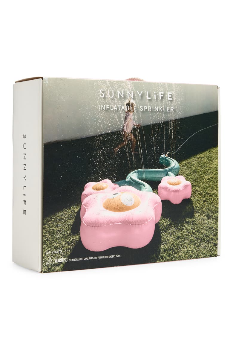 Inflatable Sprinkler – Poppy the Flower, Main, color, PINK