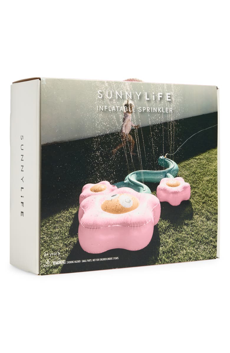 Sunnylife Inflatable Sprinkler – Poppy the Flower, Main, color, Pink