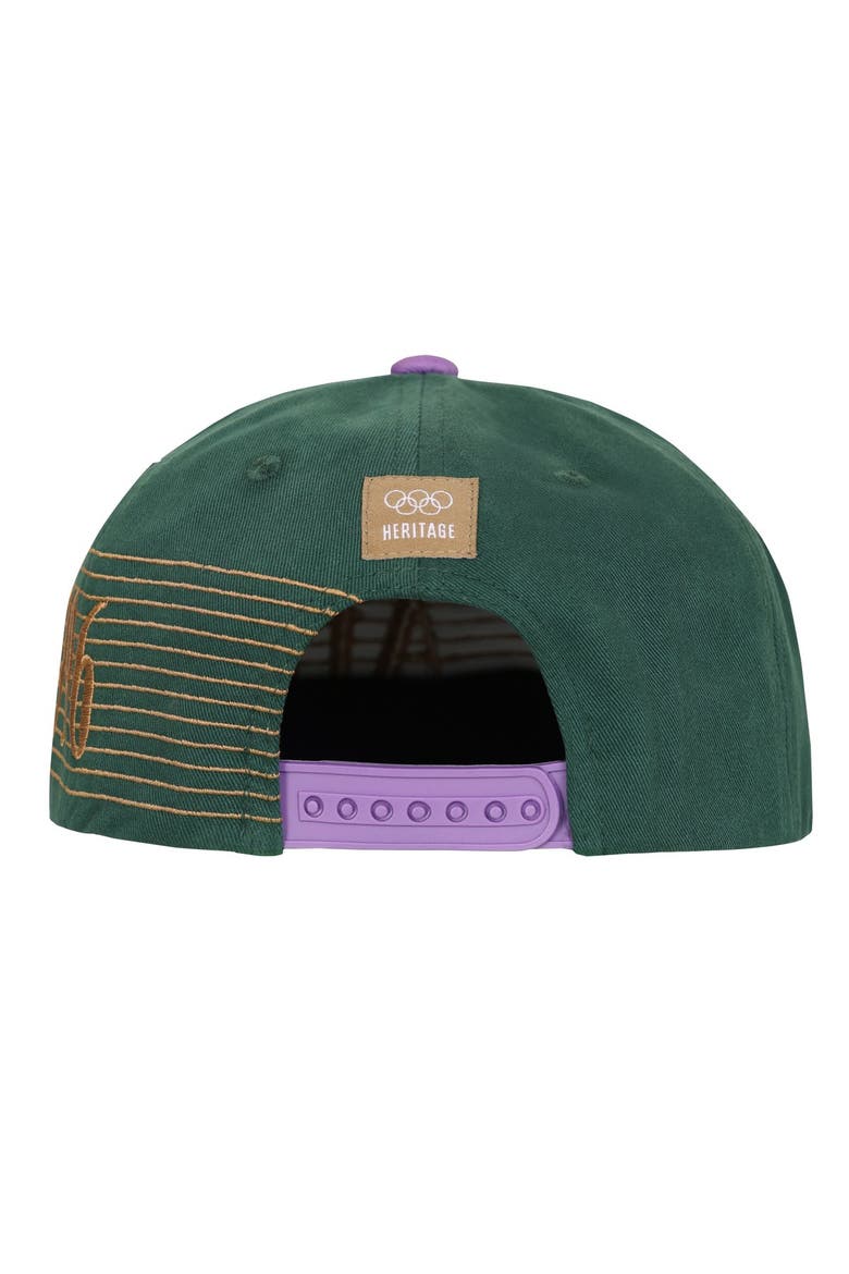 Men's Outerstuff Green/Light Purple Atlanta 1996 Summer Olympics Snapback Hat, Alternate, color, Green