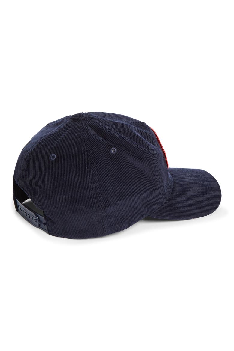Coastal Patch Corduroy Baseball Cap, Alternate, color, NAVY