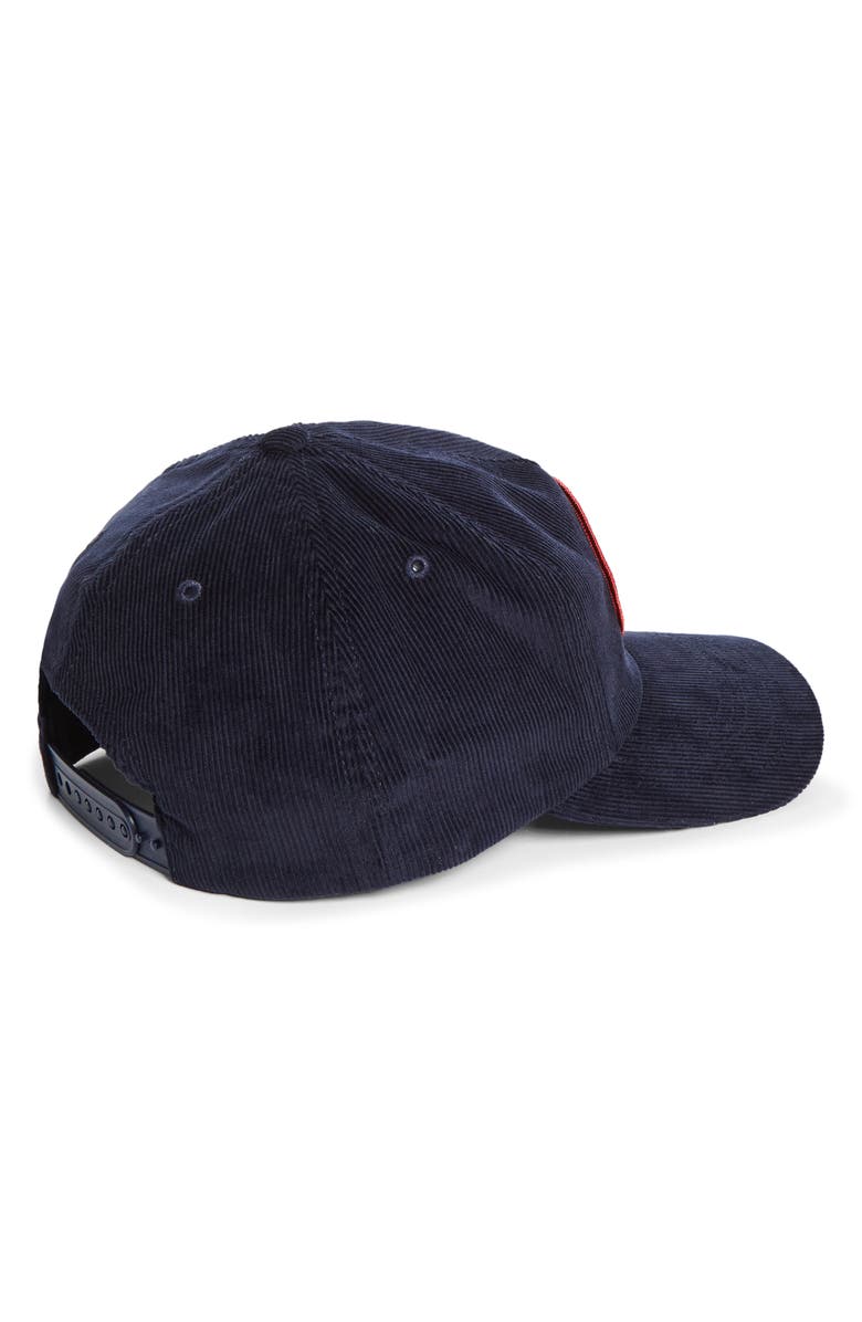 Noah Coastal Patch Corduroy Baseball Cap, Alternate, color, Navy