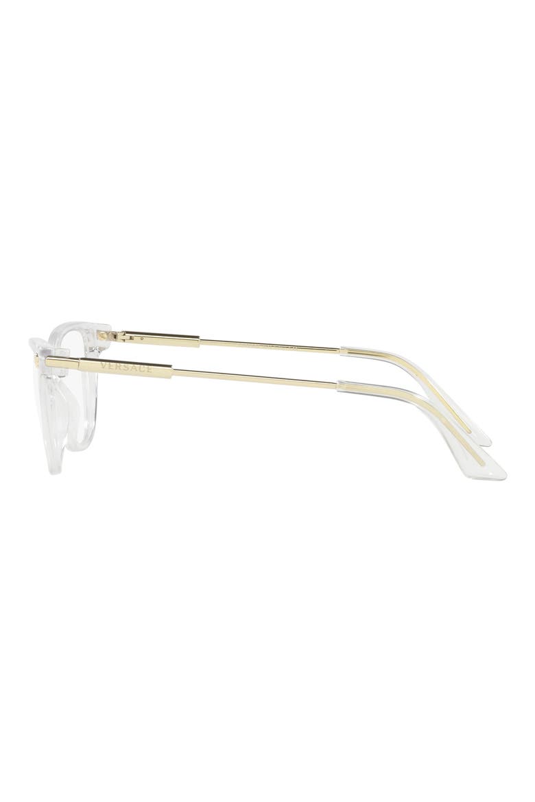 54mm Cat Eye Optical Glasses, Alternate, color, CRYSTAL