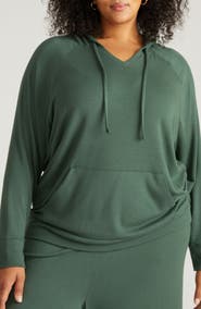 Universal Standard Travel Knit V-Neck Hoodie