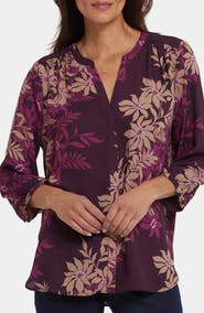 NYDJ Pintuck Top