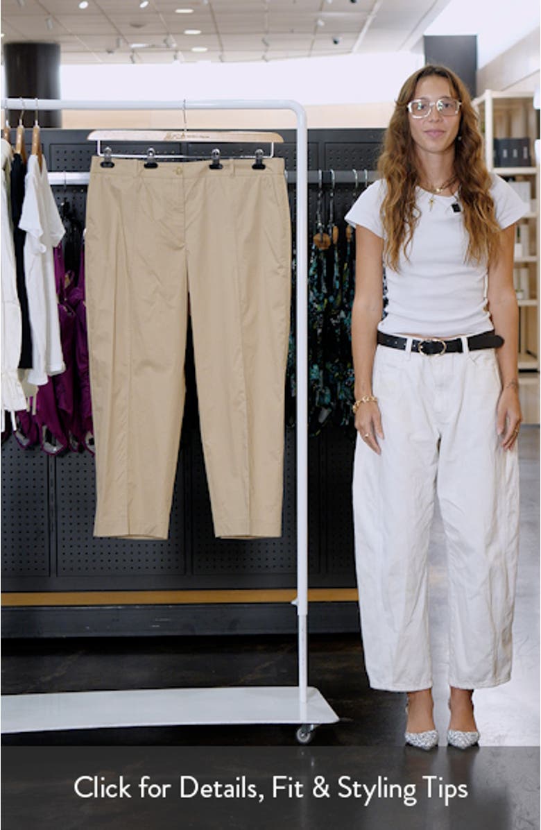 Tecarino Straight Leg Crop Pants, sales video thumbnail