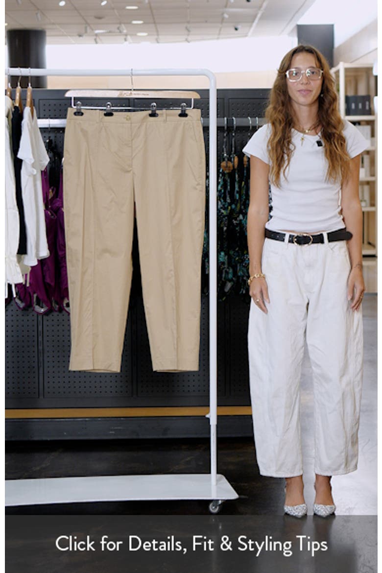 Tecarino Straight Leg Crop Pants video