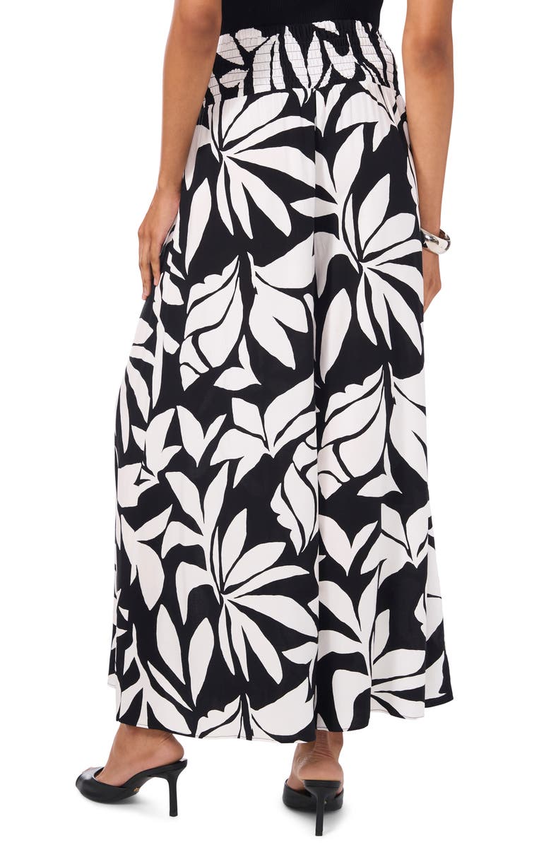 Vince Camuto Smocked Waist Wide Leg Pants, Alternate, color, 