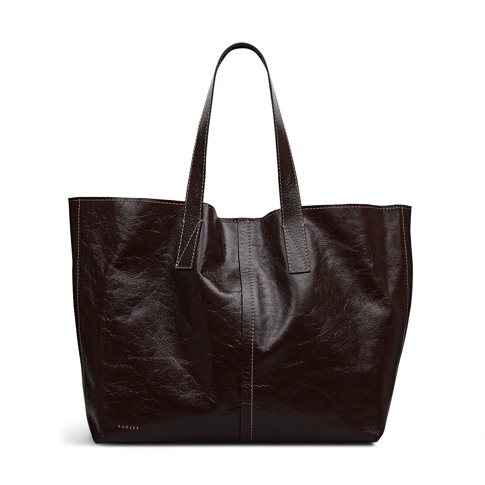 Radley Broadway Market Large Open Top Tote Bag, Main, color, Dark Oak