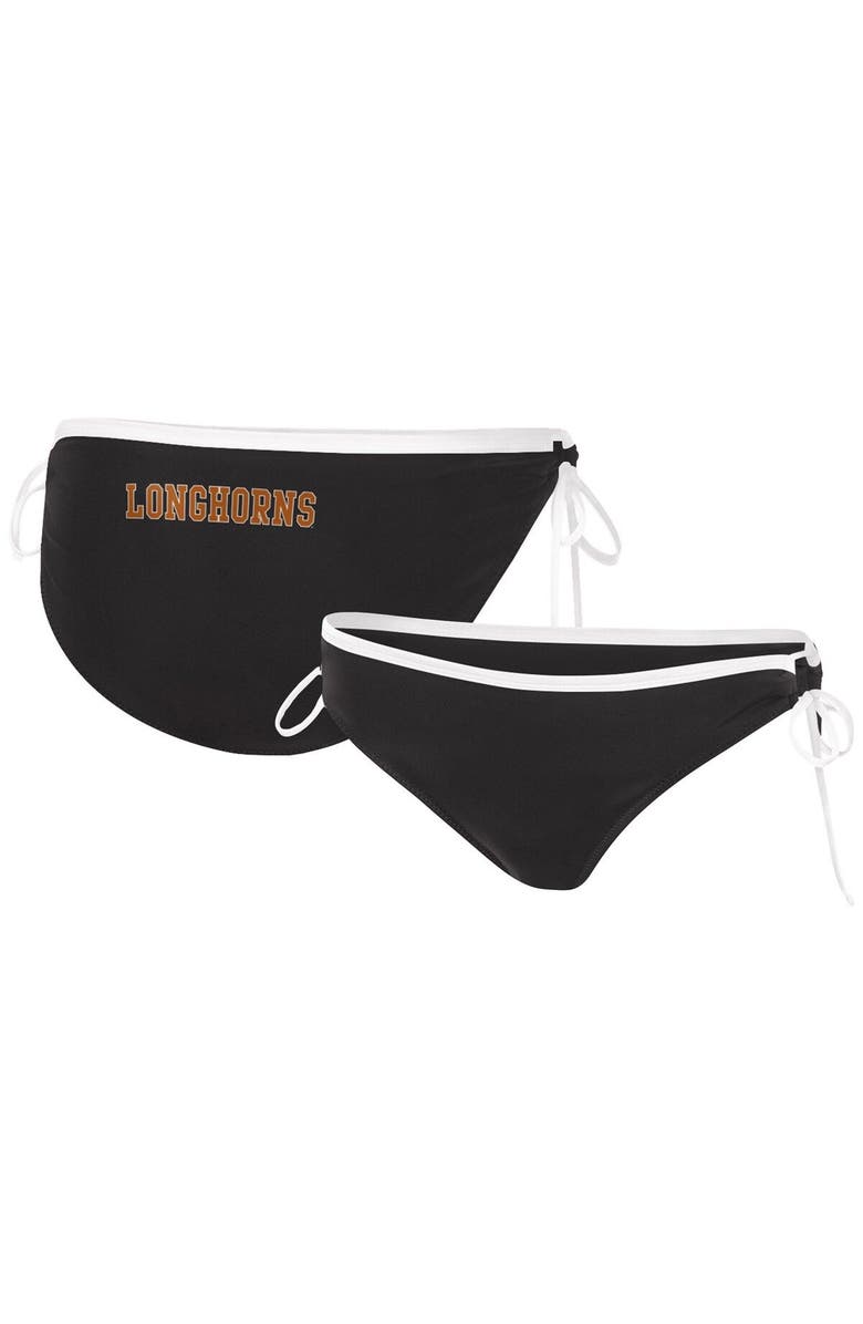 G-III 4HER BY CARL BANKS Women's G-III 4Her by Carl Banks Black Texas Longhorns Perfect Match Bikini Bottom, Main, color, Black