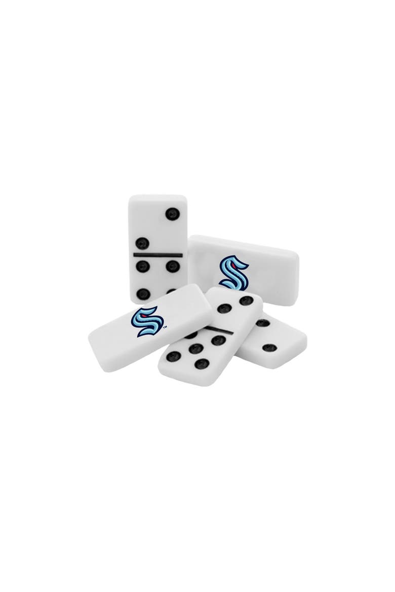 Seattle Kraken Dominoes, Alternate, color, Multicolor
