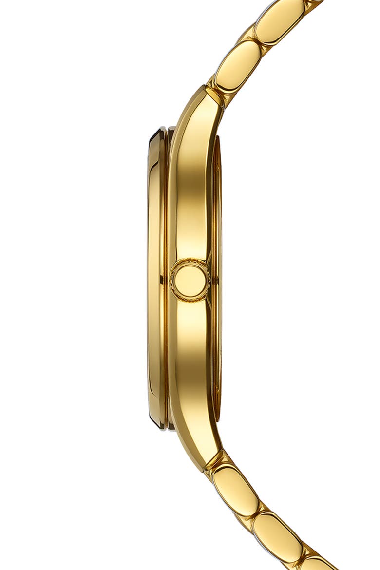 Beleganza Diamond Bracelet Watch, 28mm, Alternate, color, YELLOW GOLD PVD COATING