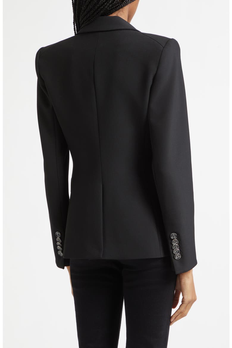 Miller Stretch Crepe Dickey Jacket, Alternate, color, BLACK