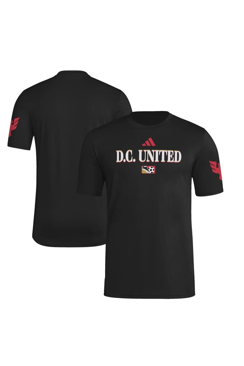 Men's adidas Black D.C. United 2025 Archive Collection Jersey Hook T-Shirt, Main, color, Black