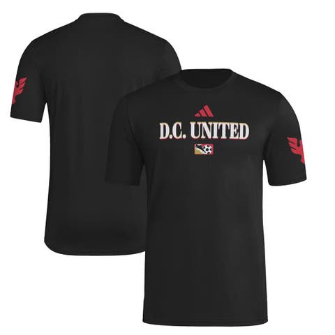 Men's adidas Black D.C. United 2025 Archive Collection Jersey Hook T-Shirt