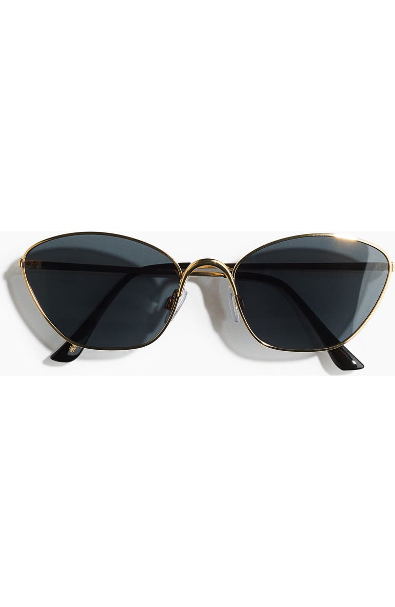 H&M Polarised Sunglasses, Main, color, Gold-Colored/Black