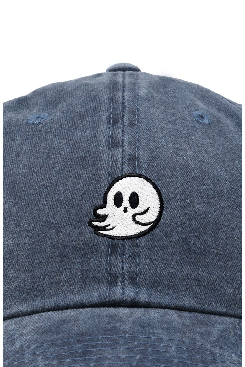 Whisper Ghost Dad Cap, Alternate, color, Washed Navy Blue