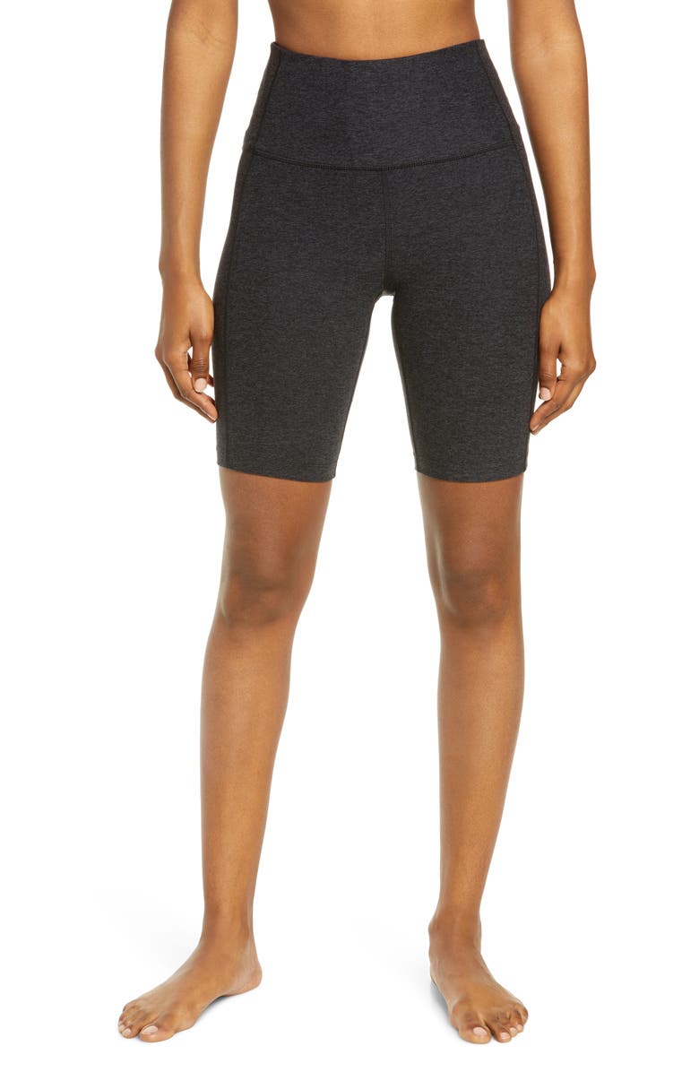 Zella Restore Long Bike Shorts, Main, color, 