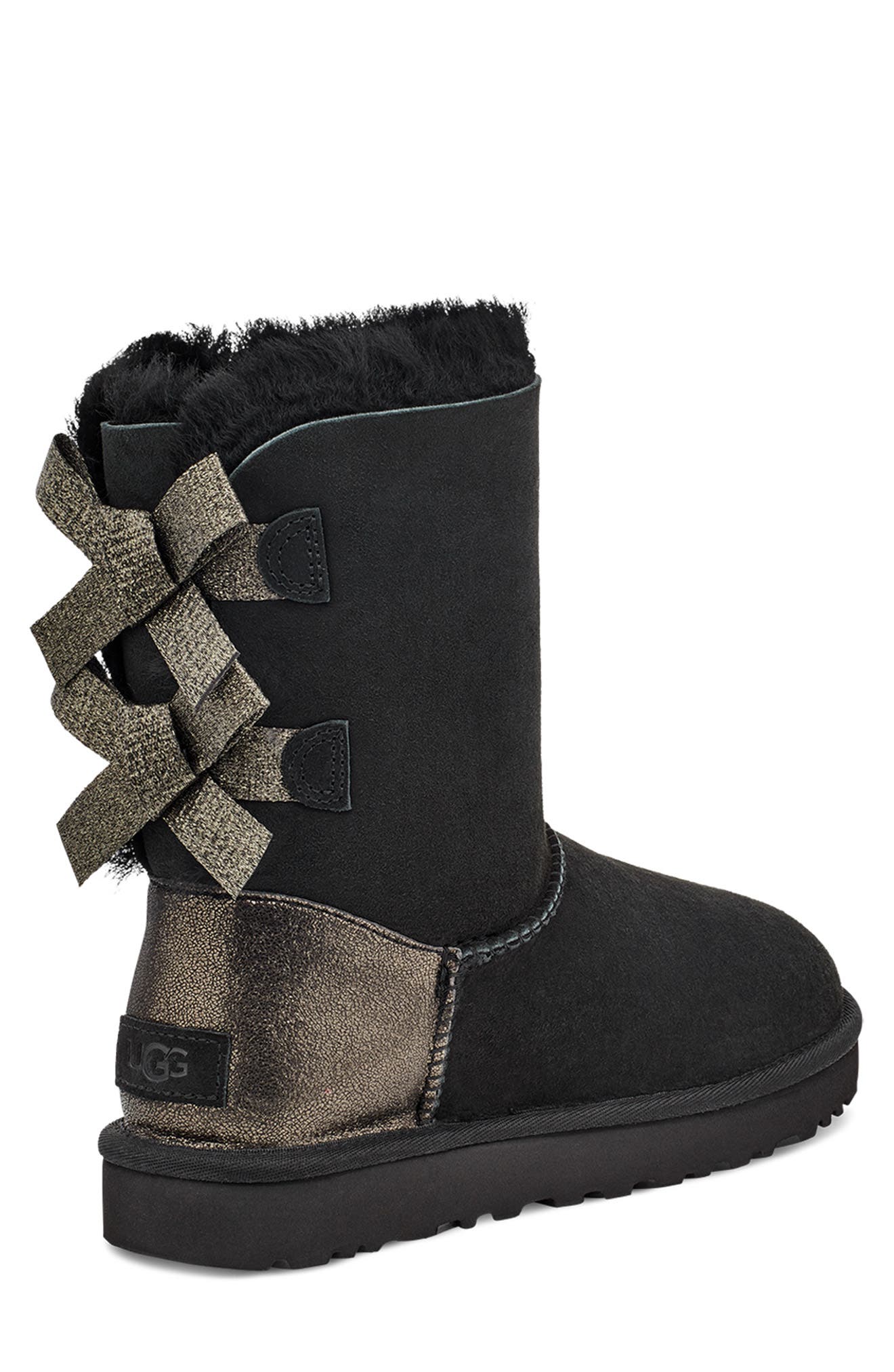 UGG<sup>®</sup> Bailey Bow II Genuine Shearling Boot, Alternate, color, 