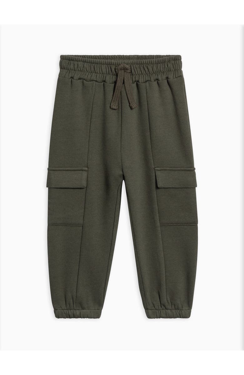 Kendi Dallis Fleece Cargo Sweatpants, Alternate, color, Pine