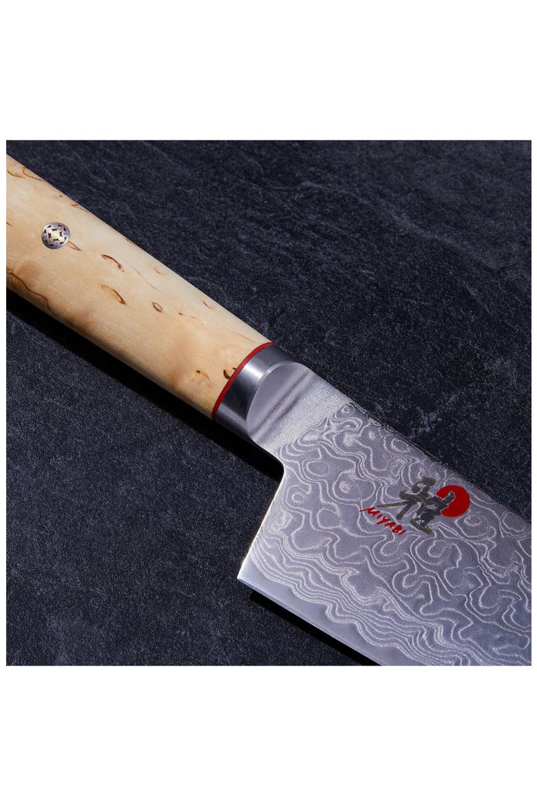 Birchwood SG2 7-Inch Rocking Santoku Knife, Alternate, color, STAINLESS STEEL