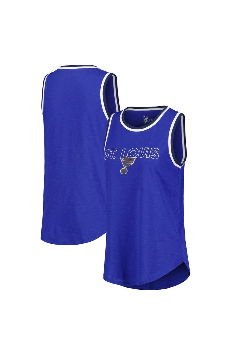 G-III 4HER BY CARL BANKS Women's G-III 4Her by Carl Banks Blue St. Louis Blues Strategy Tank Top, Alternate, color, Blue